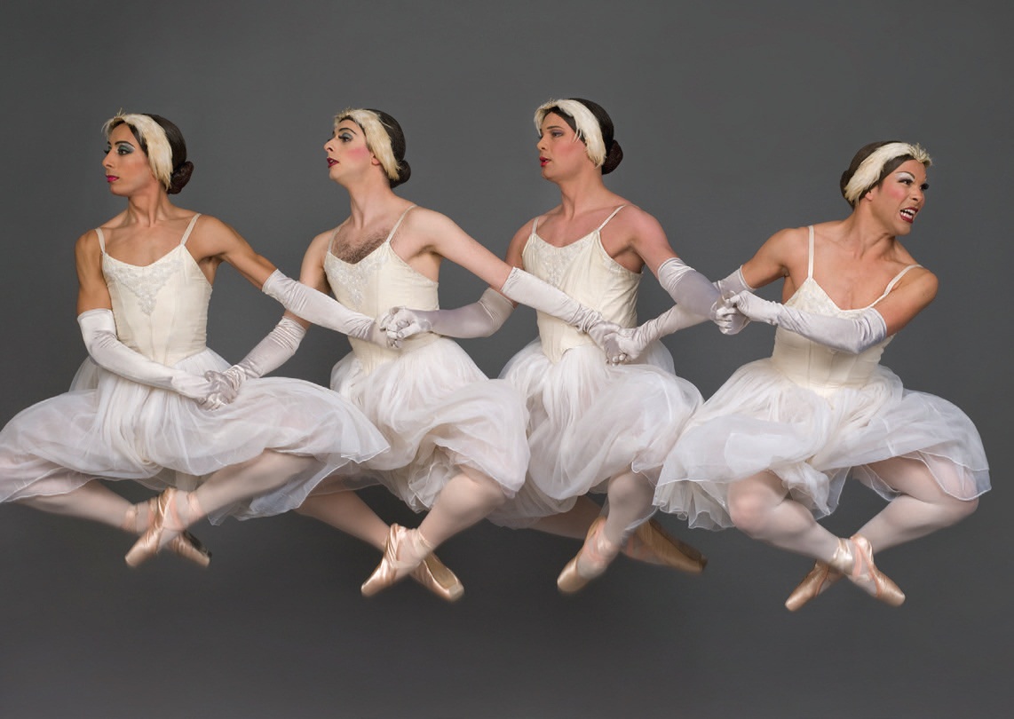 The comedic antics of Les Ballets Trockadero de Monte Carlo’s talented dancers will spring to life onstage at The Smith Center April 9. PHOTO BY: SASCHA VAUGHN