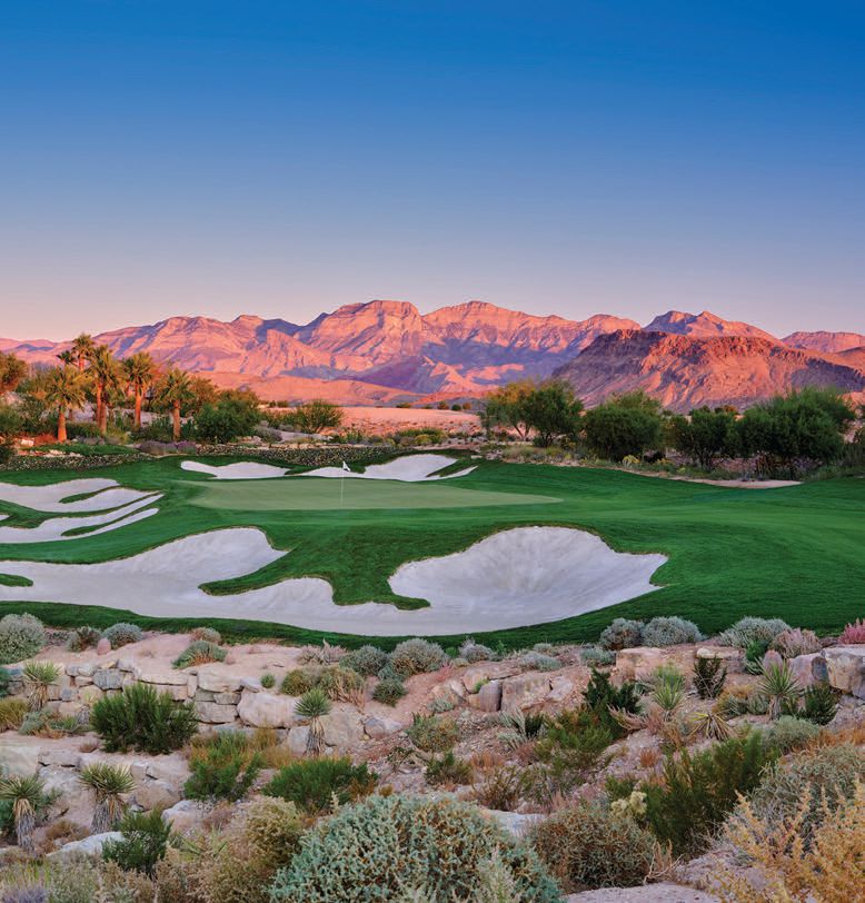Hole seven at The Summit Club offers competitors primo mountain views. THE HENEBRYS