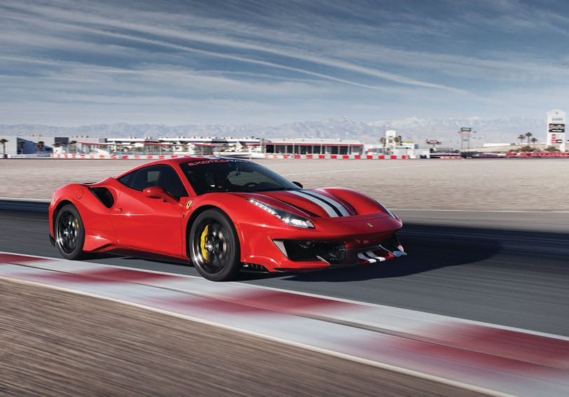 The 100-acre SPEEDVEGAS Motorsports Park is home to Exotics Racing’s expert team of driving instructors and supercar fleet. PHOTO COURTESY OF SPEEDVEGAS