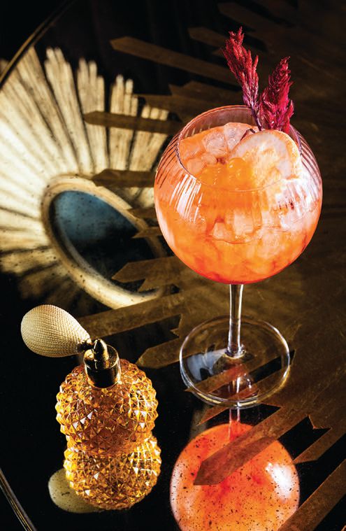 The Aurora cocktail by resort mixologist Mariena Mercer Boarini. PHOTO: BY SABIN ORR