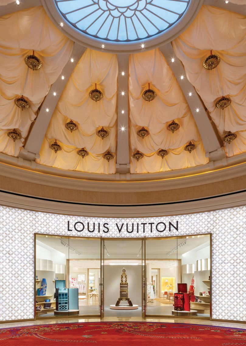 Louis Vuitton Adorns Island Maison with Celebratory Facade