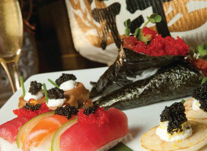 Top your bites with caviar at The Buffet at Bellagio. PHOTO COURTESY OF BRANDS