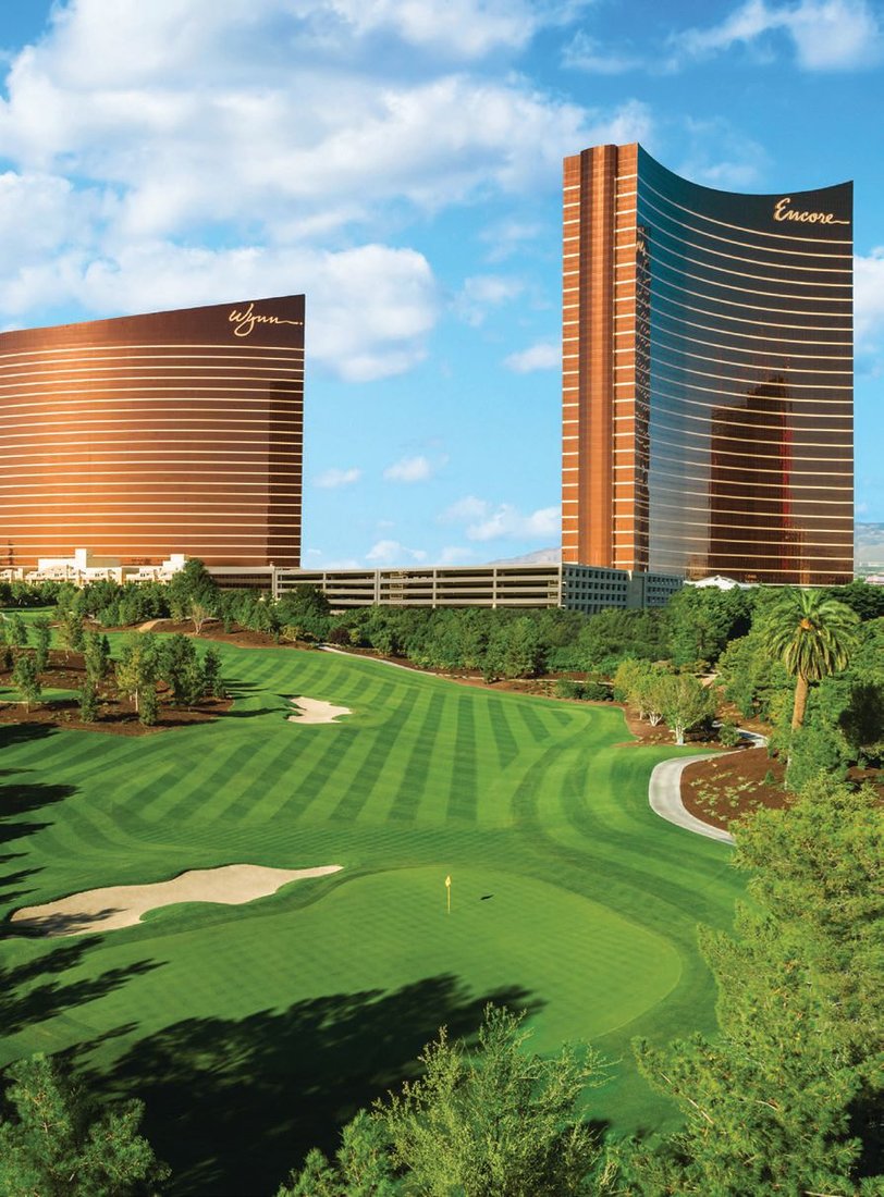 Tee off at hole one without ever having to leave the Strip at Wynn Golf Club PHOTO BY: BRIAN OAR