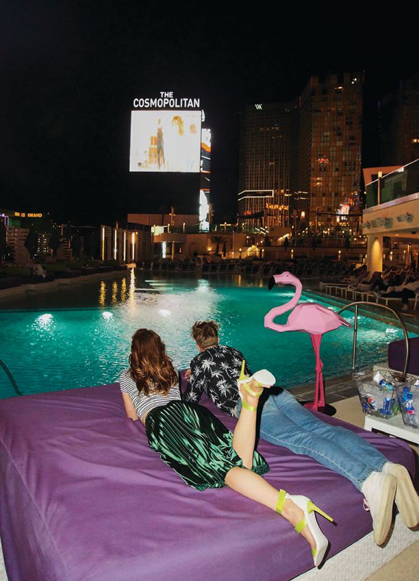 Enjoy flicks like 21 Jump Street and Jurassic World during Dive In Movies on Monday nights at The Cosmopolitan of Las Vegas. PHOTO COURTESY OF BRANDS