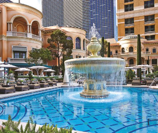 Nothing says Vegas like Bellagio’s Italianate pool grotto. PHOTO COURTESY OF: MGM RESORTS