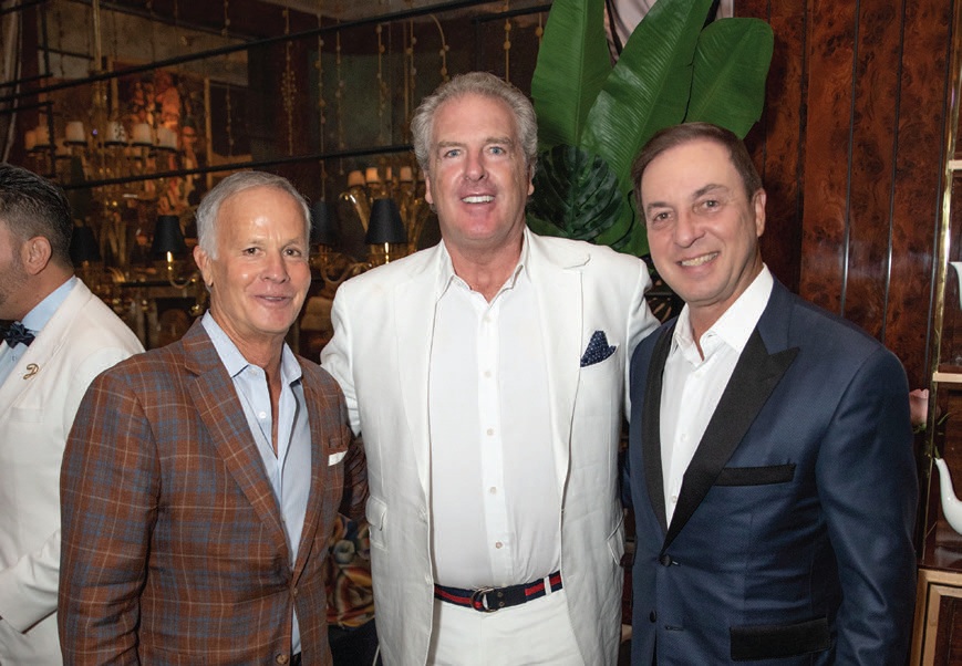Modern Luxury’s West Coast President Alan Klein with Jeffrey Gorsuch and Joseph Lacob PHOTO: BY JUSTIN HARRISON