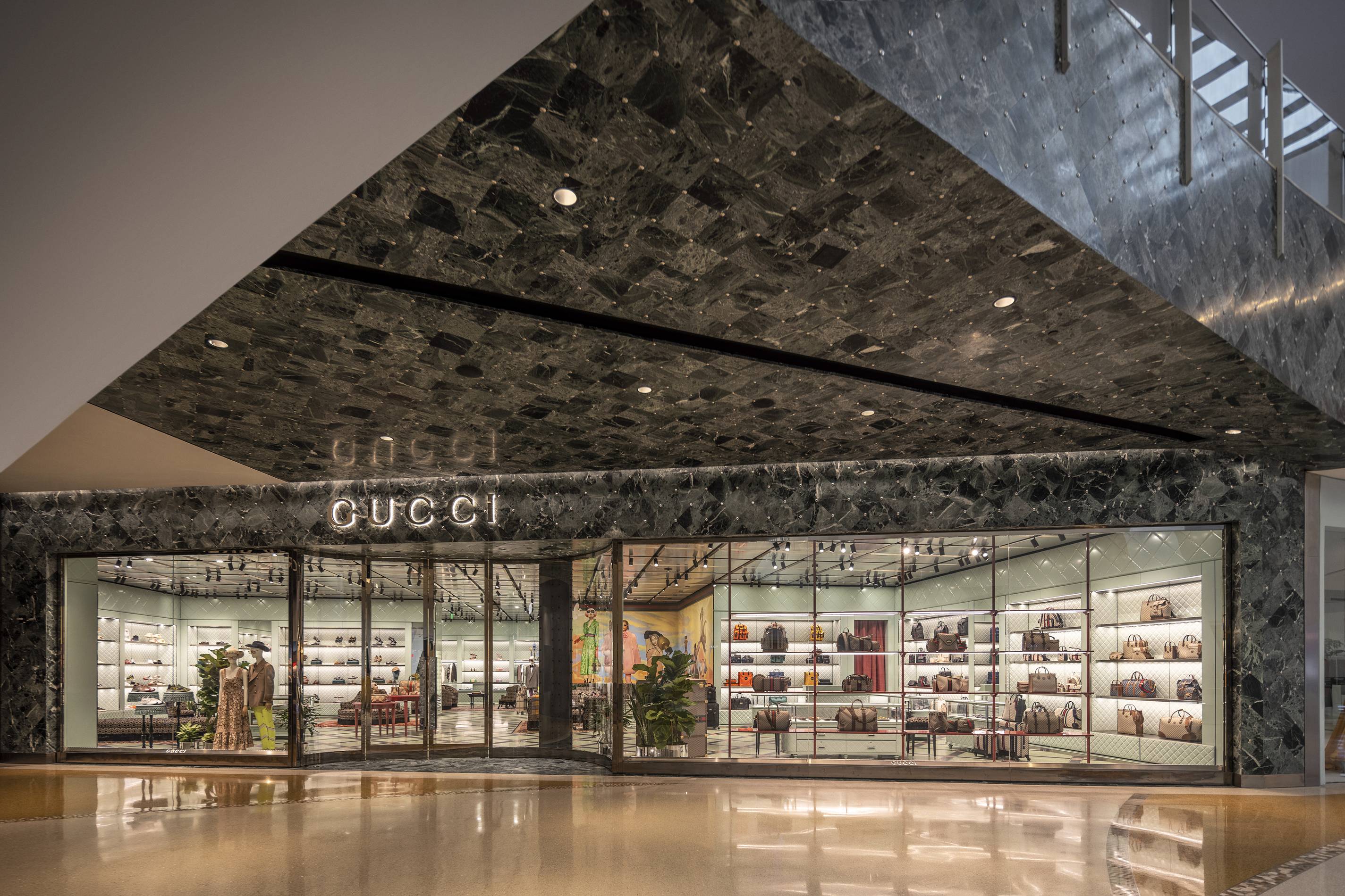 Step Inside The New Gucci Boutique At The Shops At Crystals