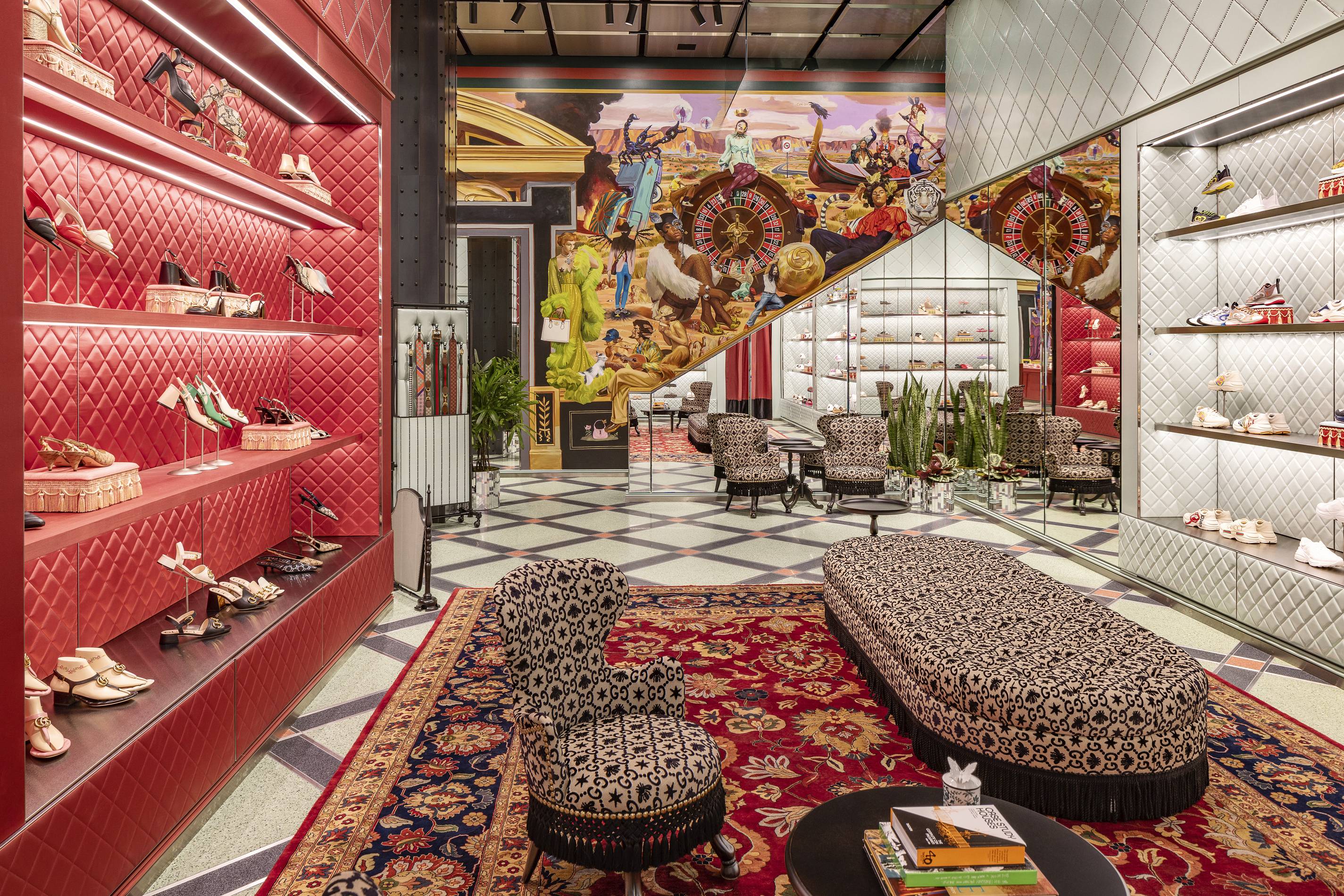 Step Inside The New Gucci Boutique At The Shops At Crystals