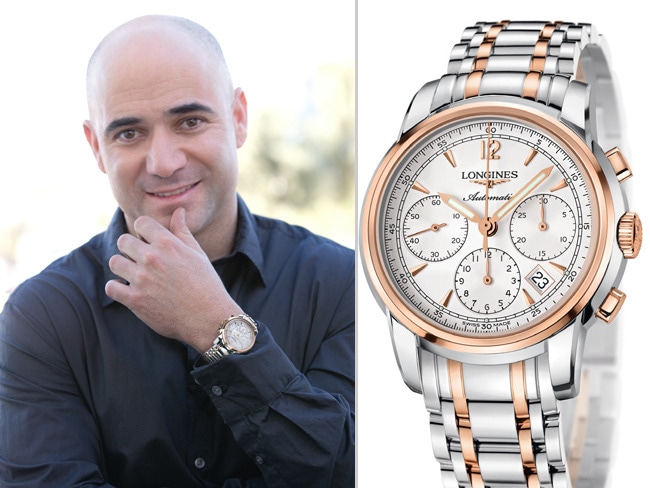 Andre Agassi Teams with Longines